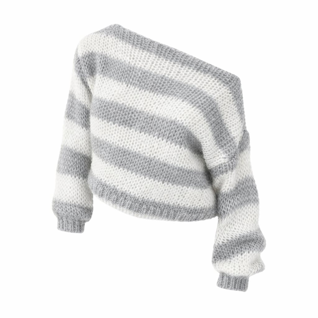 Maison Roviere Striped Pullover Sweater