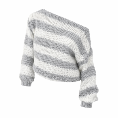 Maison Roviere Striped Pullover Sweater